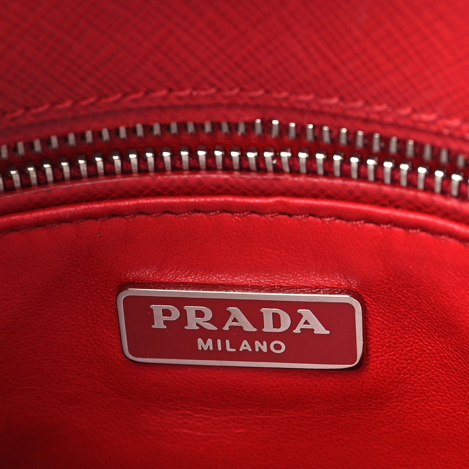 Prada Saffiano Print Shoulder Bag Alabastro Fuchsia 6 of 9