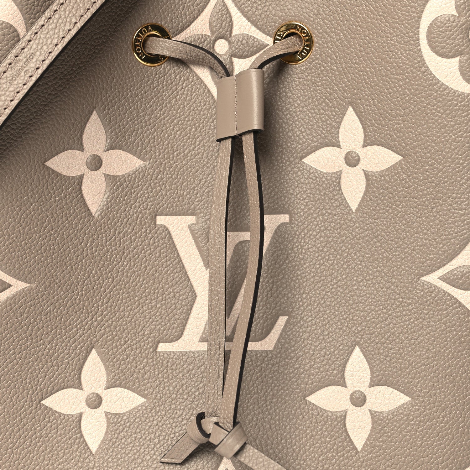 Louis Vuitton Empreinte Monogram Giant Neonoe MM Tourterelle Creme 8 of 11