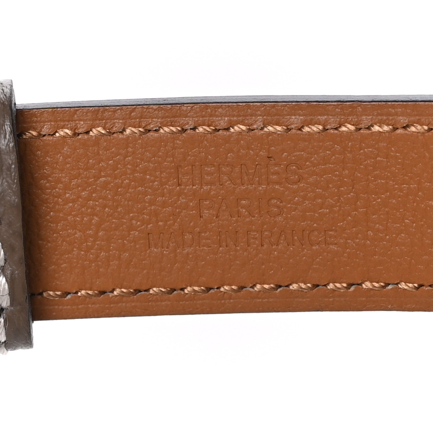 Hermes Epsom Kelly Belt Etoupe 4 of 5