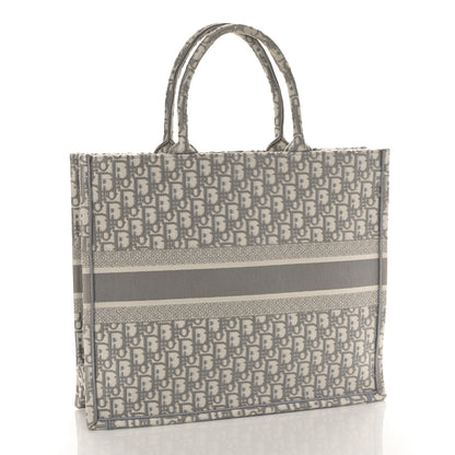 Christian Dior Oblique Large Book Tote Grey 2 of 8
