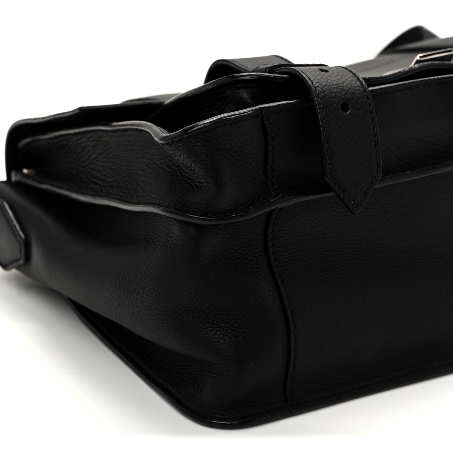 Proenza Schouler Soft Grainy Calfskin Medium PS1 Satchel Black 8 of 9