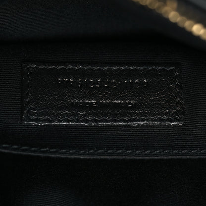 Saint Laurent Raffia Canvas Monogram Mini Lou Camera Bag Beige Black 7 of 9