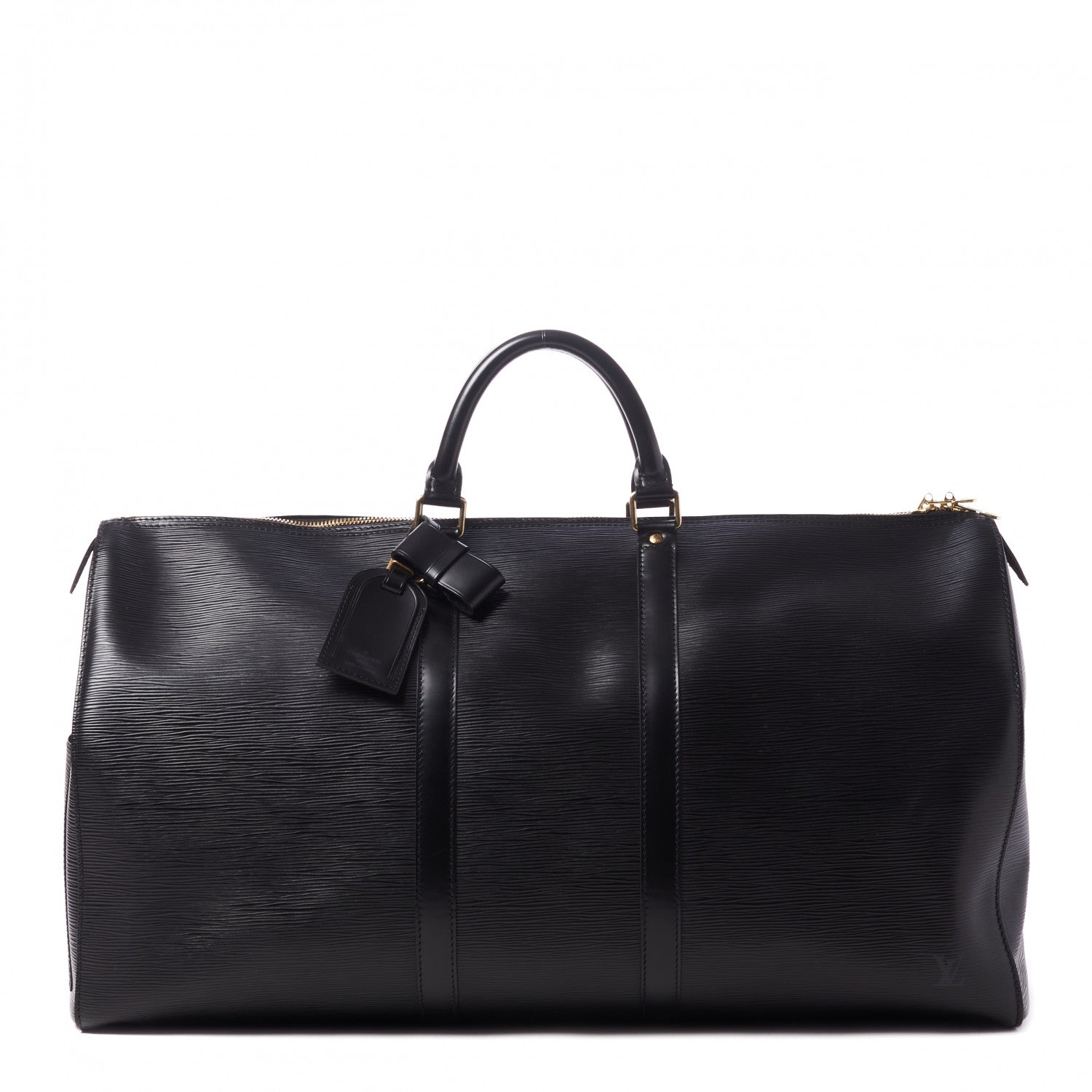 Louis Vuitton Epi Keepall 55 Black 1 of 10