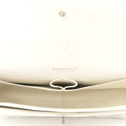 Chanel Caviar Quilted Jumbo Double Flap White 5 of 15