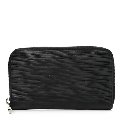 Louis Vuitton Epi Zippy Compact Wallet Black 1 of 8