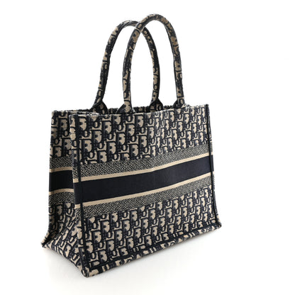 Christian Dior Oblique Medium Book Tote Blue Multicolor 3 of 9
