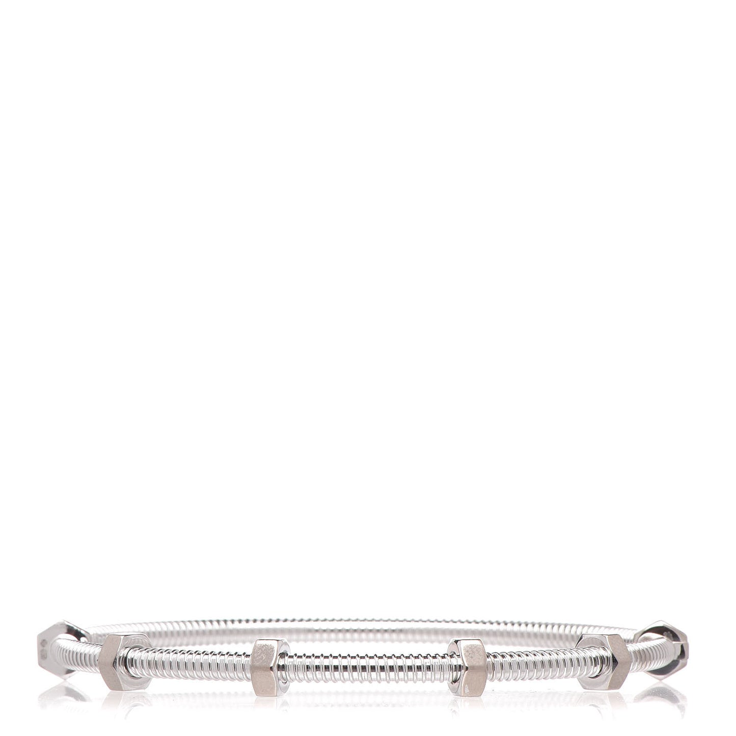 18K White Gold Ecrou de Bracelet