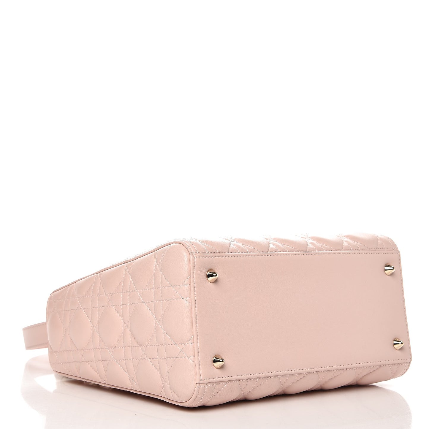 Lambskin Cannage Medium Lady Dior Light Pink