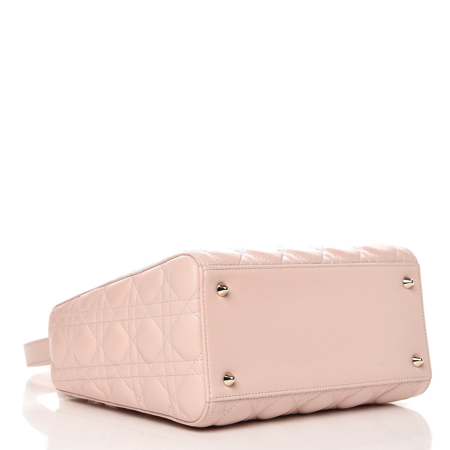 Christian Dior Lambskin Cannage Medium Lady Dior Light Pink 4 of 8