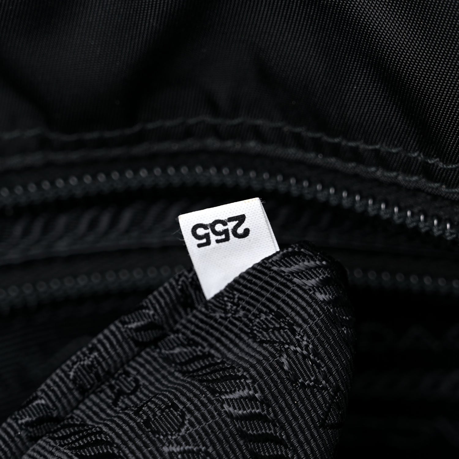 Prada Tessuto Nylon Saffiano Messenger Bag Black 7 of 15