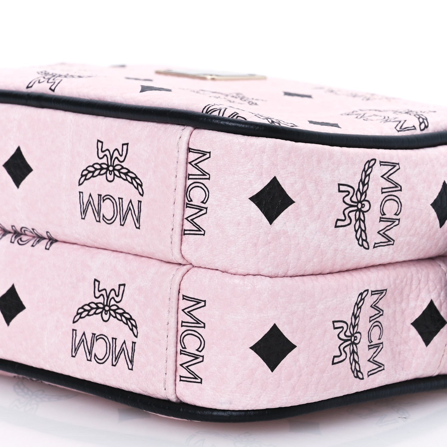 MCM Visetos Mini Camera Crossbody Bag Light Pink 12 of 15