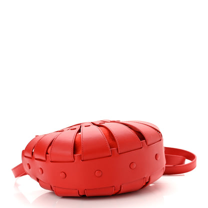 Bottega Veneta French Calfskin Small Shell Bag Chili Tomato 4 of 9