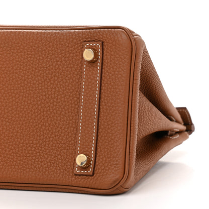 Hermes Togo Birkin 25 Gold 9 of 9