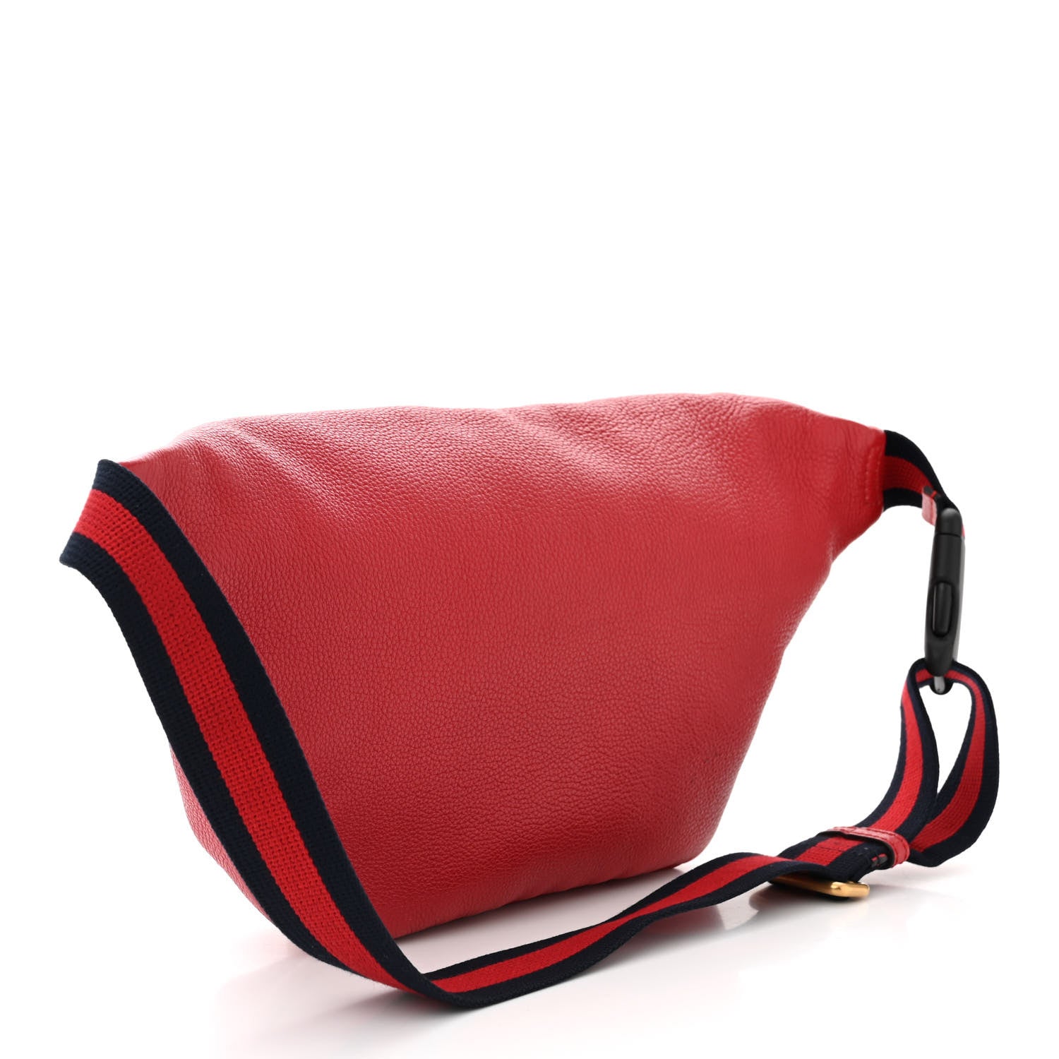 Gucci Grained Calfskin Logo Belt Bag Hibiscus Red 3 of 13