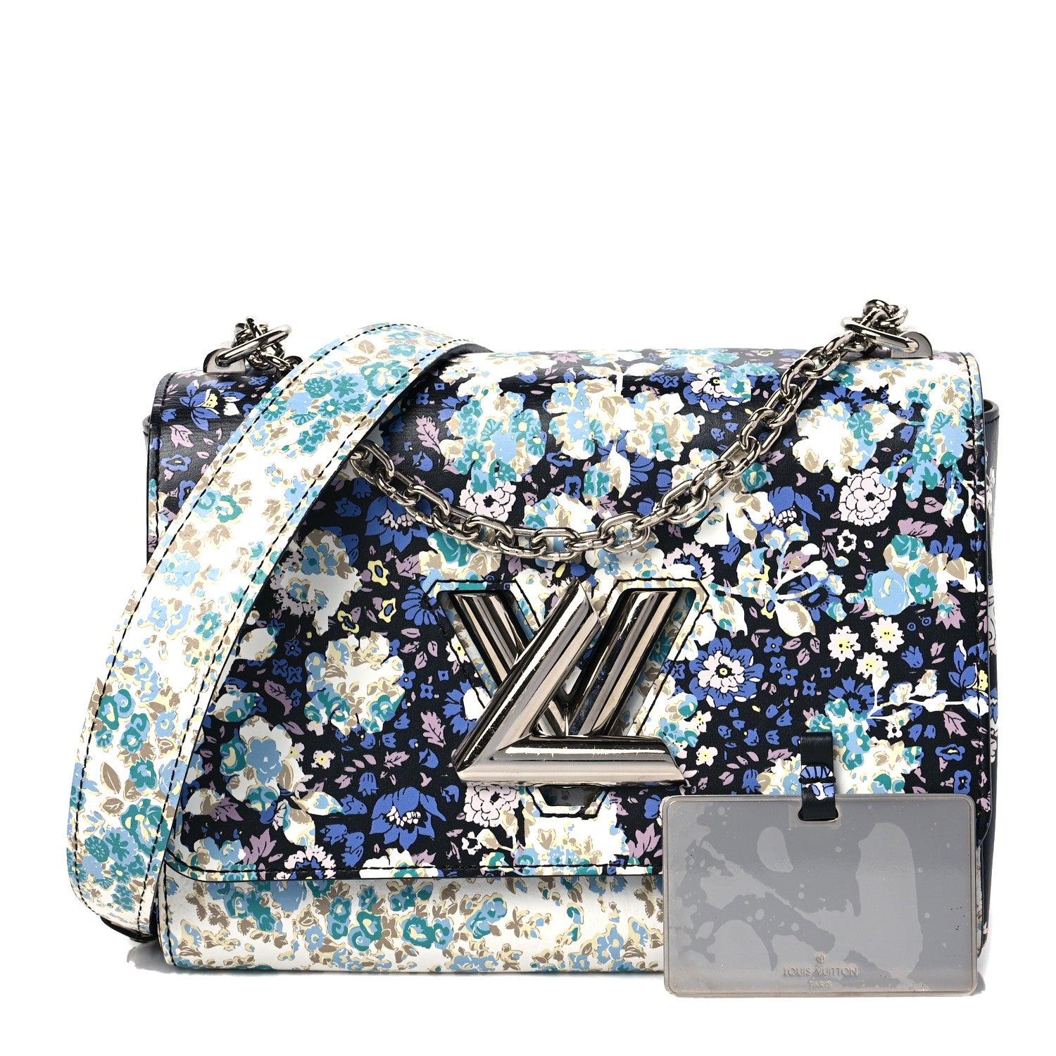 Louis Vuitton Printed Calfskin Flower Twist Shoulder Bag MM 1 of 6