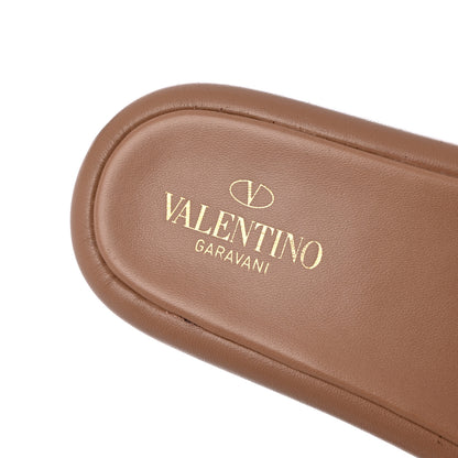 Valentino Garavani Nappa Roman Stud 30/50mm Platform Slide Sandals 36 Rose Cannelle 7 of 9