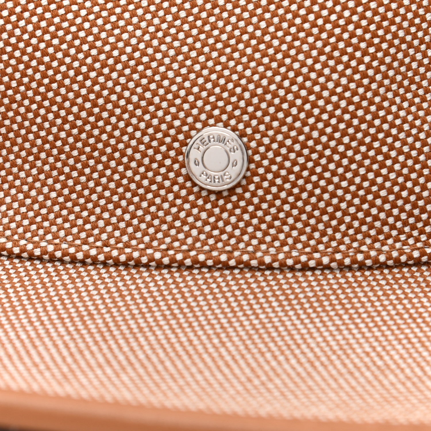 Hermes Stretch H Cotton Canvas Lambskin Ossie Hat 59 10 of 10