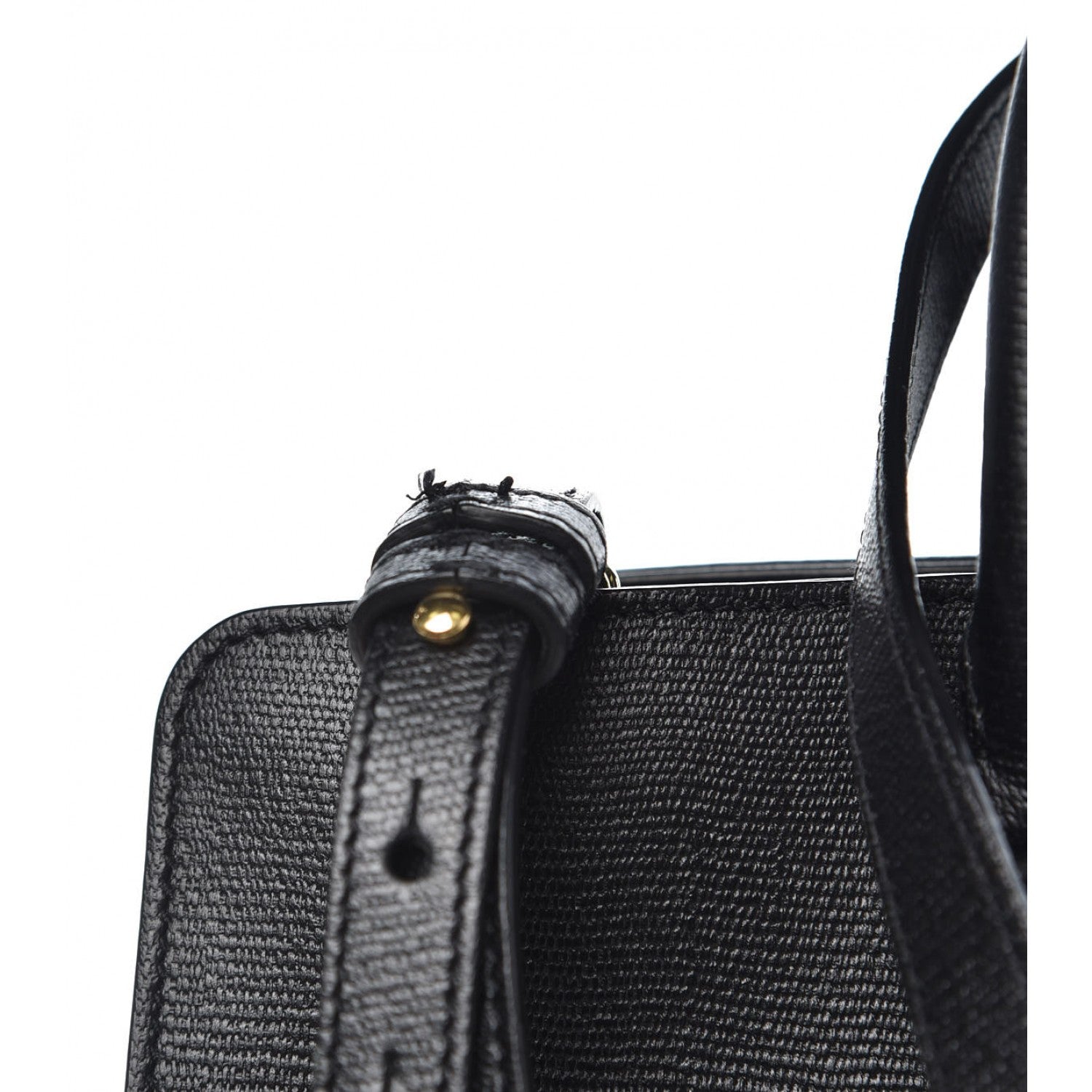 Saint Laurent Textured Calfskin Small Classic Y Cabas Black 11 of 11