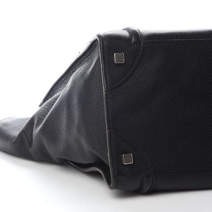 Celine Drummed Calfskin Mini Luggage Black 7 of 8