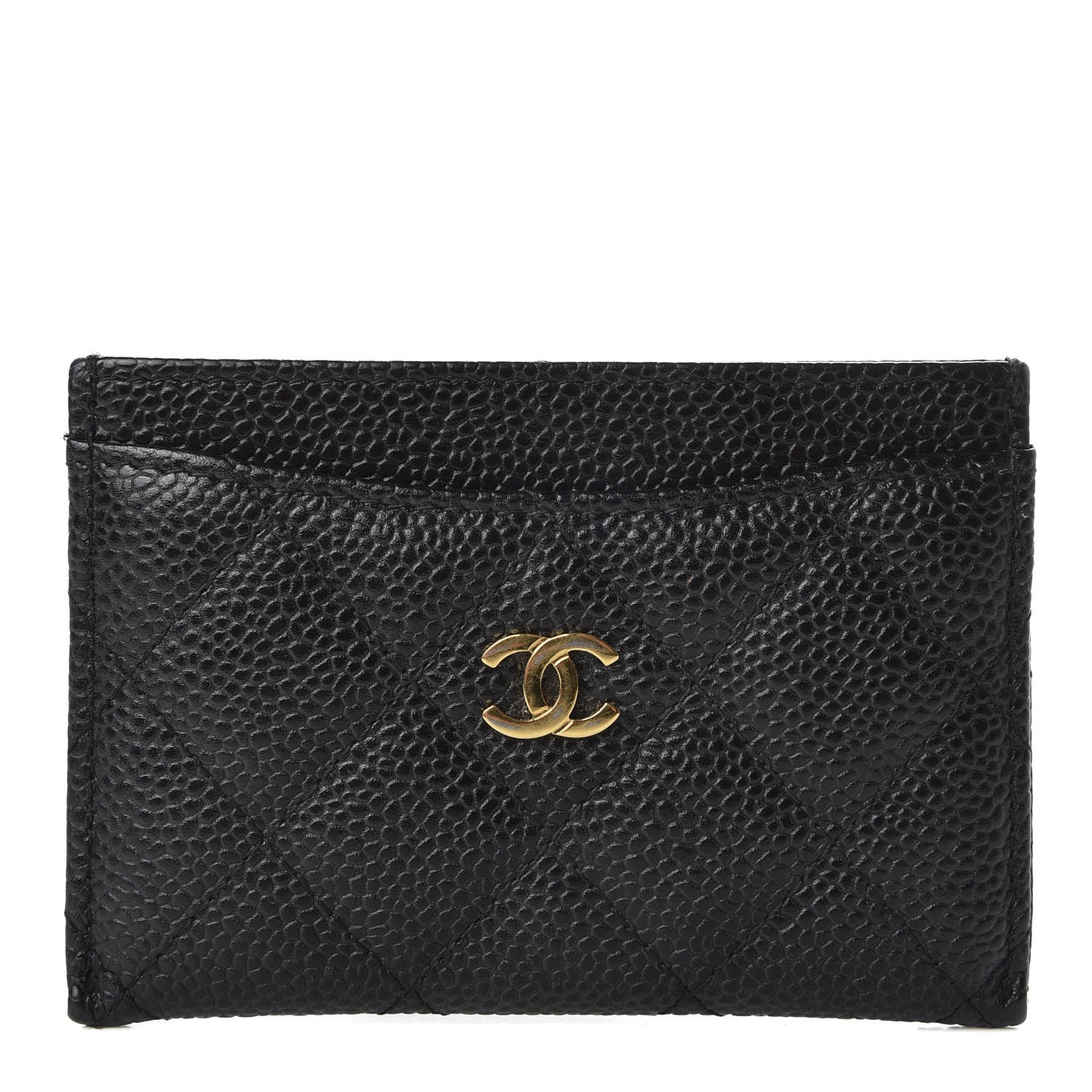 Chanel Caviar Quilted Card Holder Black 1 of 9