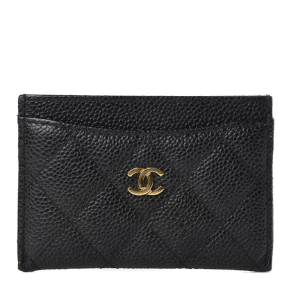 Chanel Caviar Quilted Card Holder Black 1 of 9