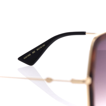 Gucci Acetate Oversize Square Frame GG0106S Sunglasses Tortoise 6 of 9
