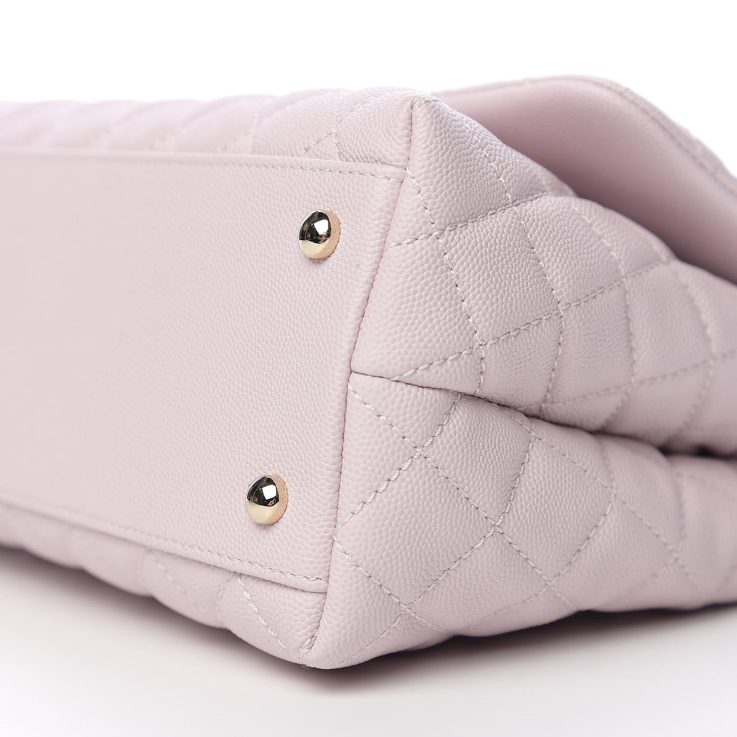 Caviar Quilted Small Coco Handle Flap Lilas Lilac