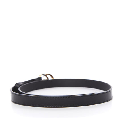 Gucci Plutone Calfskin Double G 20mm Belt 80 32 Black 2 of 5