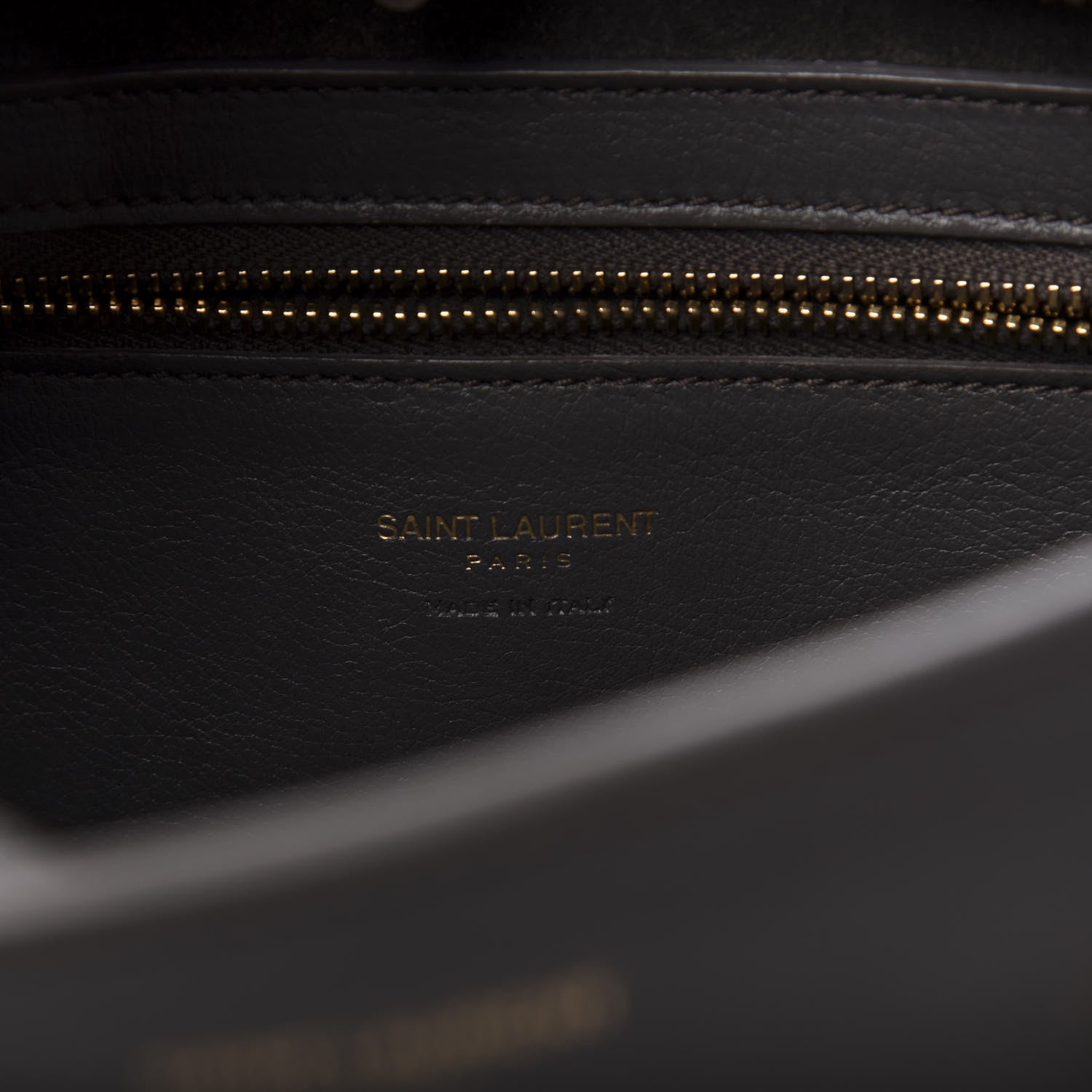 Saint Laurent Calfskin Small Monogram Cabas Grey 8 of 12