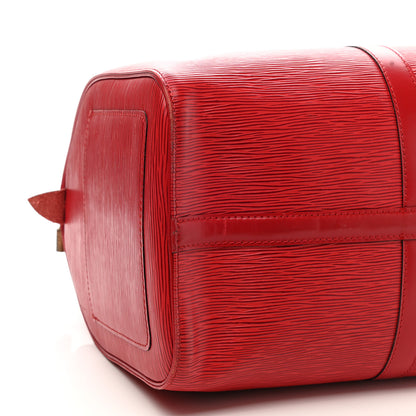 Louis Vuitton Epi Keepall 45 Castillan Red 9 of 11