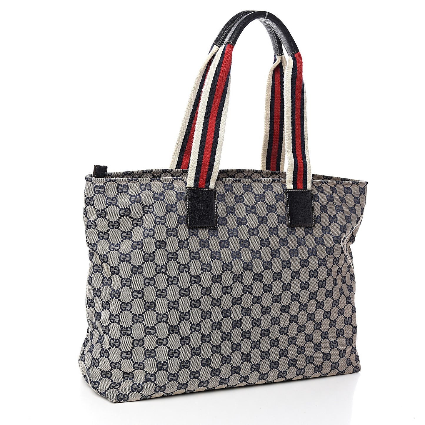 Monogram Web Large Diaper Tote Navy