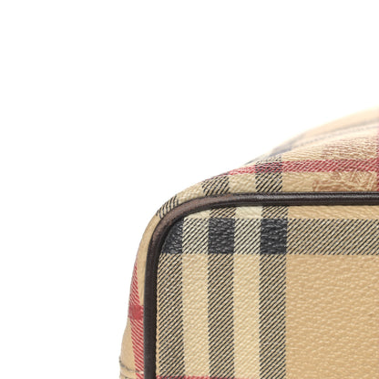 Burberry Haymarket Check Small Onslow Tote Chocolate 15 of 16