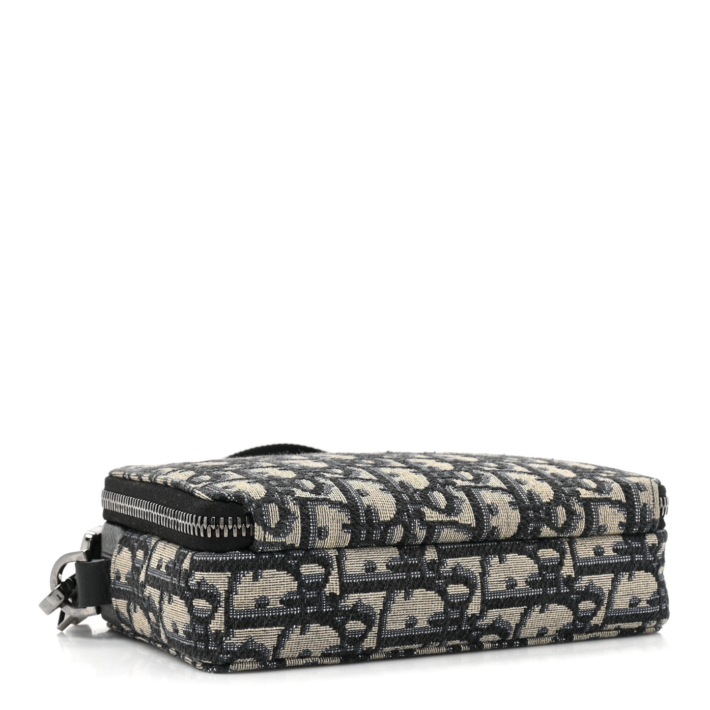 Oblique Pouch Beige Black