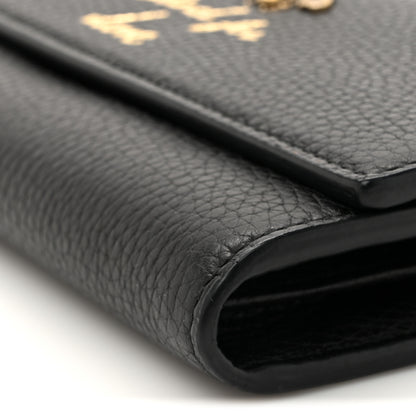 Gucci Calfskin Animalier Continental Wallet Black 9 of 11