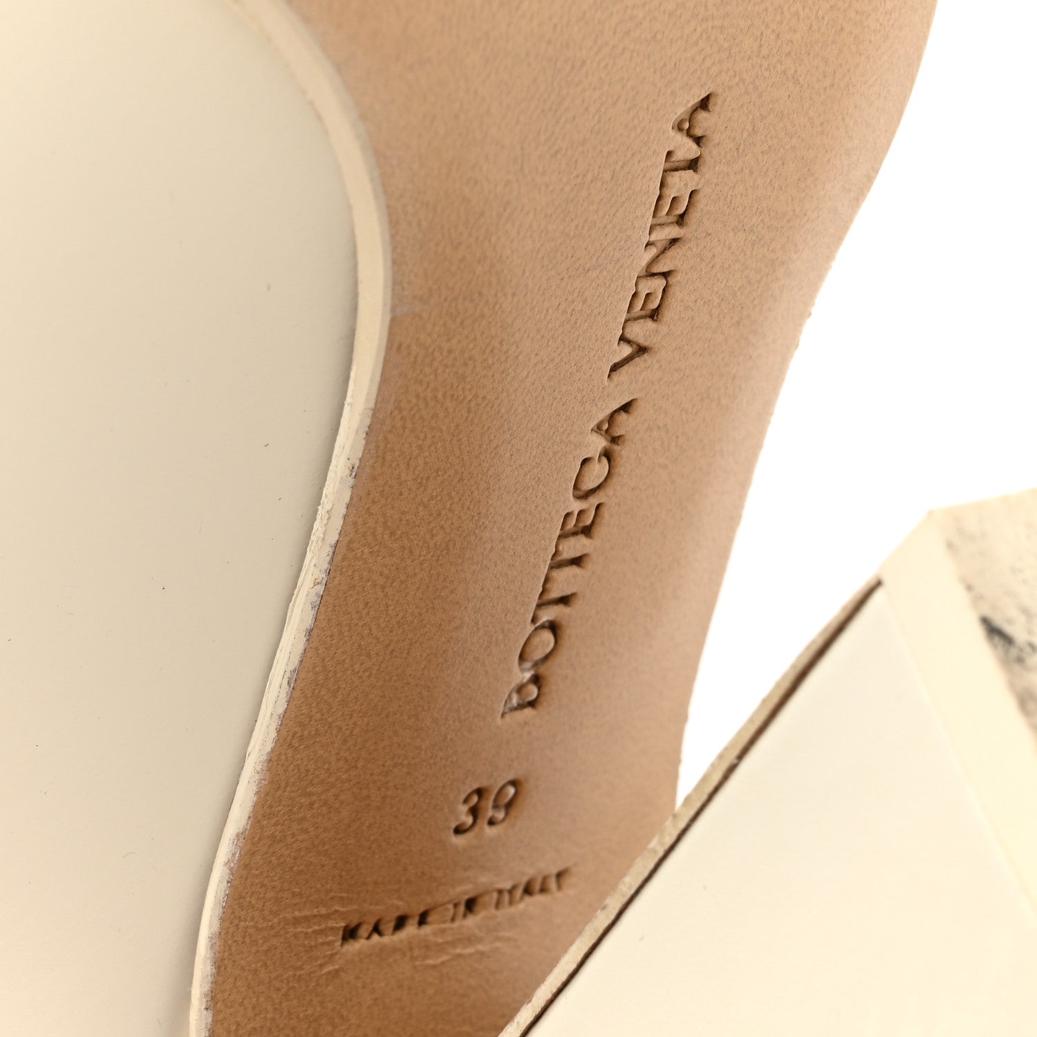 Bottega Veneta Calfskin Tex Mules 39 White 7 of 15