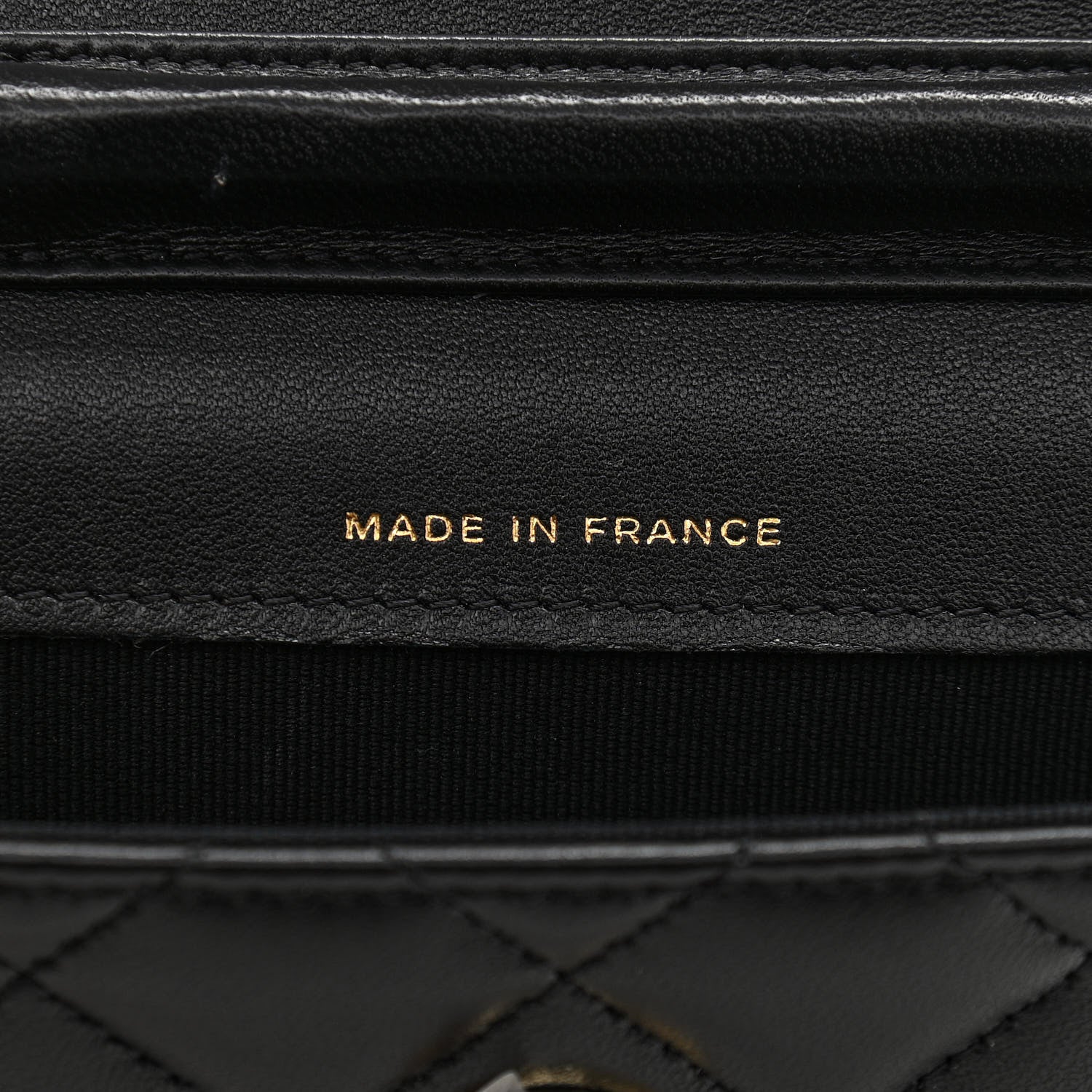 Chanel Lambskin Quilted Mini Coco Bow Clutch With Chain Black 7 of 13
