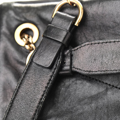 Lanvin Lambskin Quilted Medium Sugar Shoulder Bag Black 12 of 15