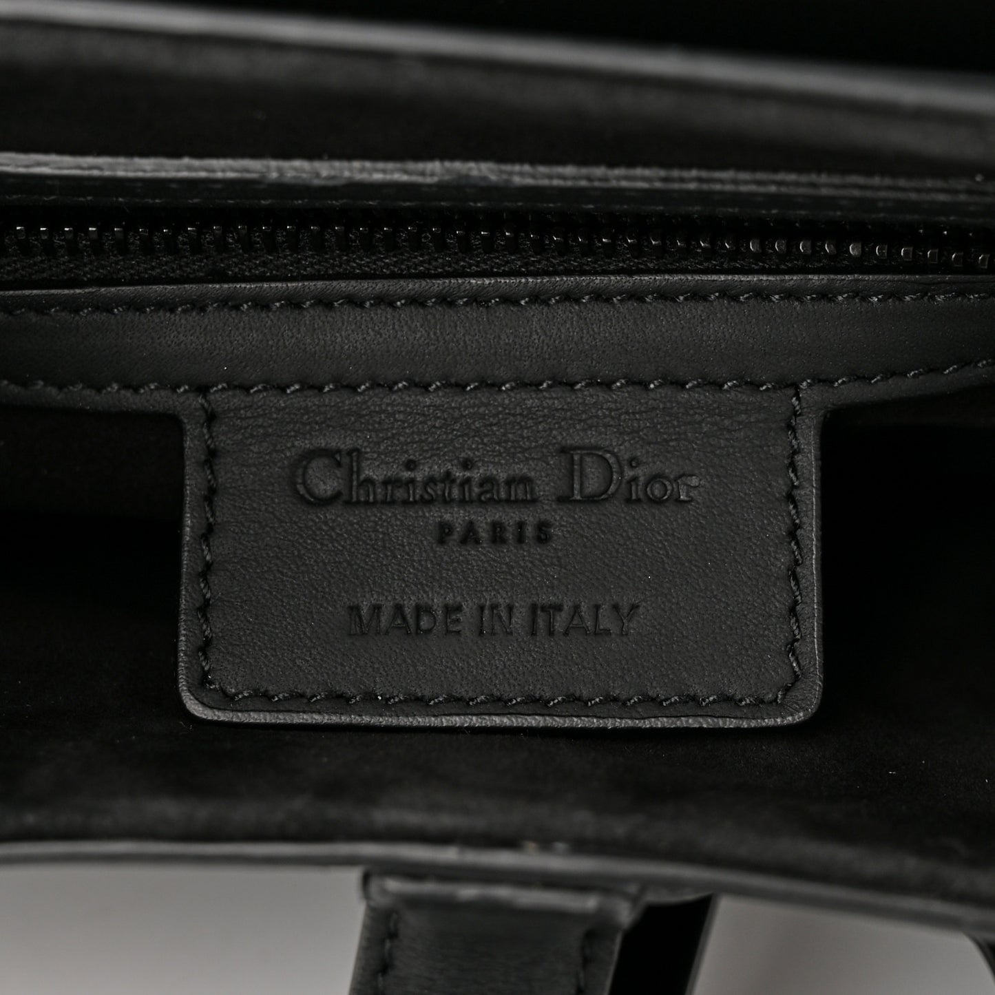 Ultra Matte Calfskin Saddle Bag Black