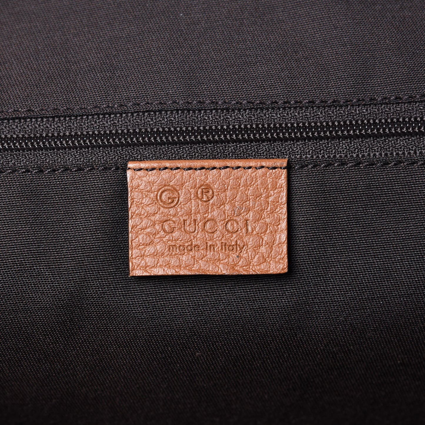 Pebbled Calfskin Large Tote Brown