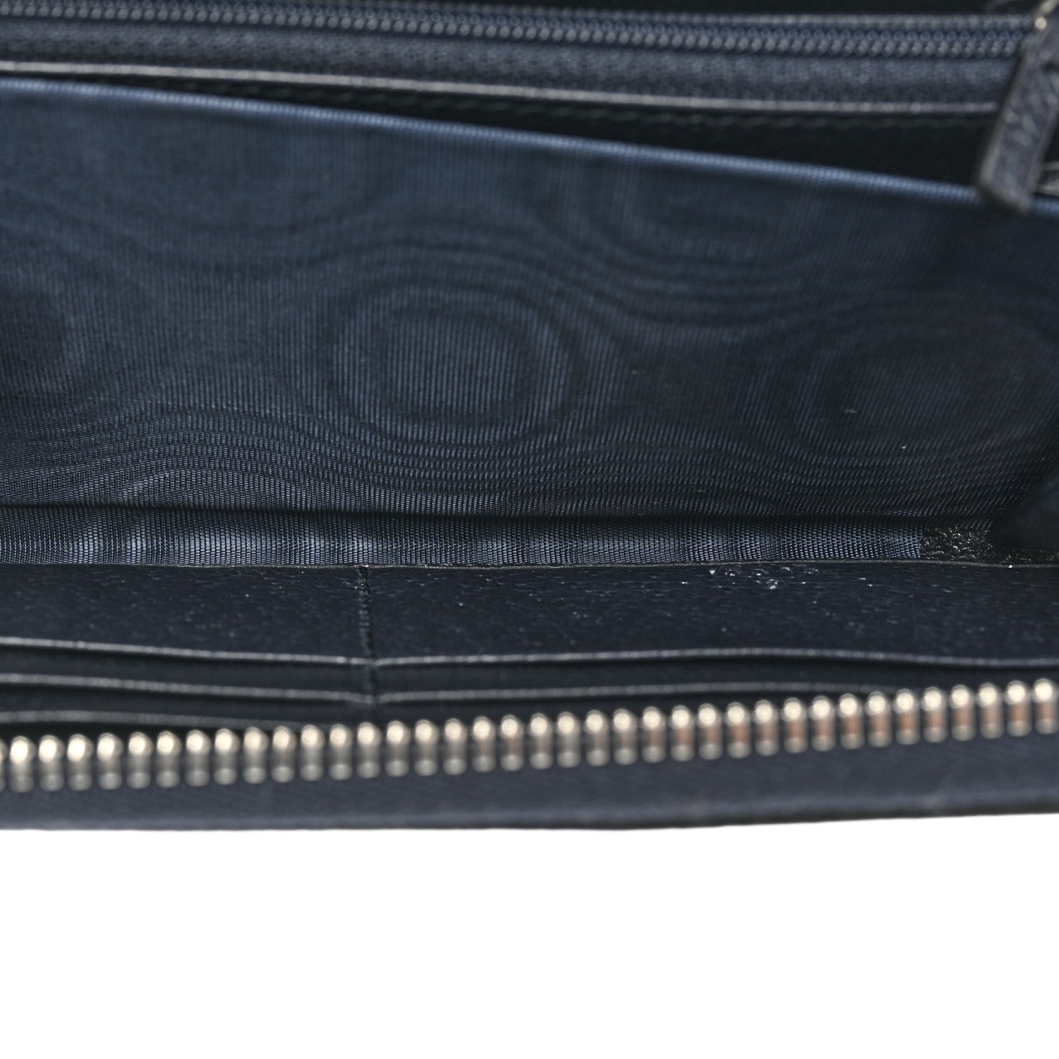 Gucci GG Supreme Monogram Textured Dollar Calfskin Web Ophidia Zip Around Wallet Beige Blue 8 of 13