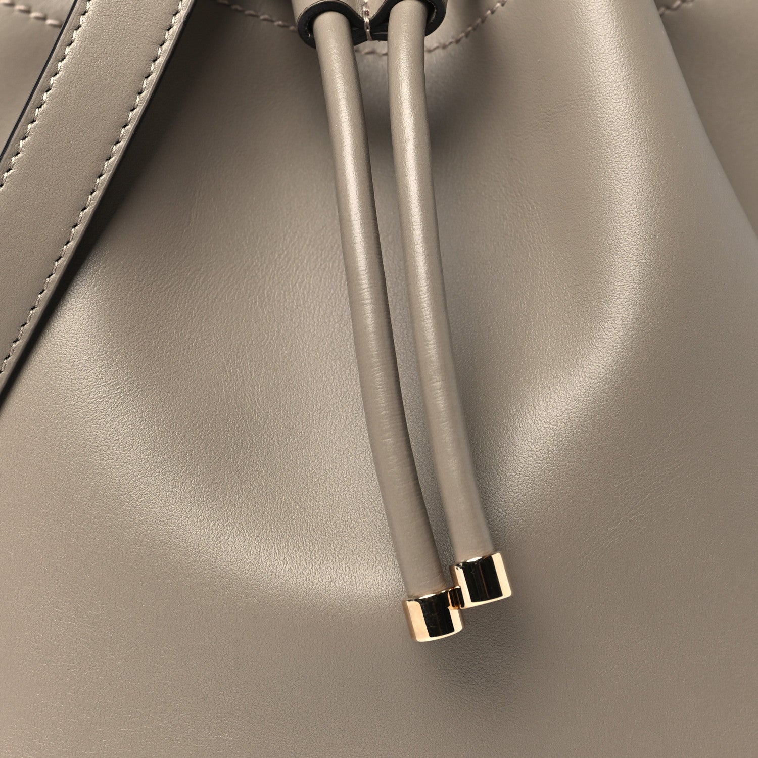 Jimmy Choo Calfskin Bon Bon Bucket Bag Taupe 8 of 11
