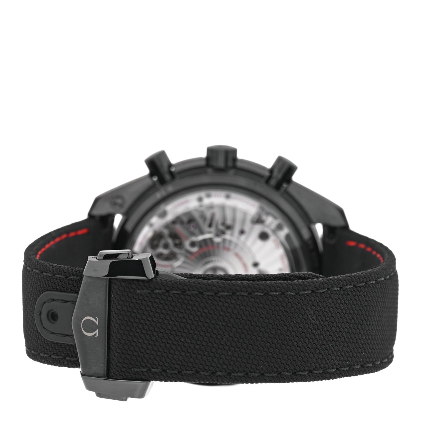 Ceramic Fabric 44.25mm Speedmaster Dark Side Of The Moon Chronograph Automatic Watch Black 311.92.44.51.01.005
