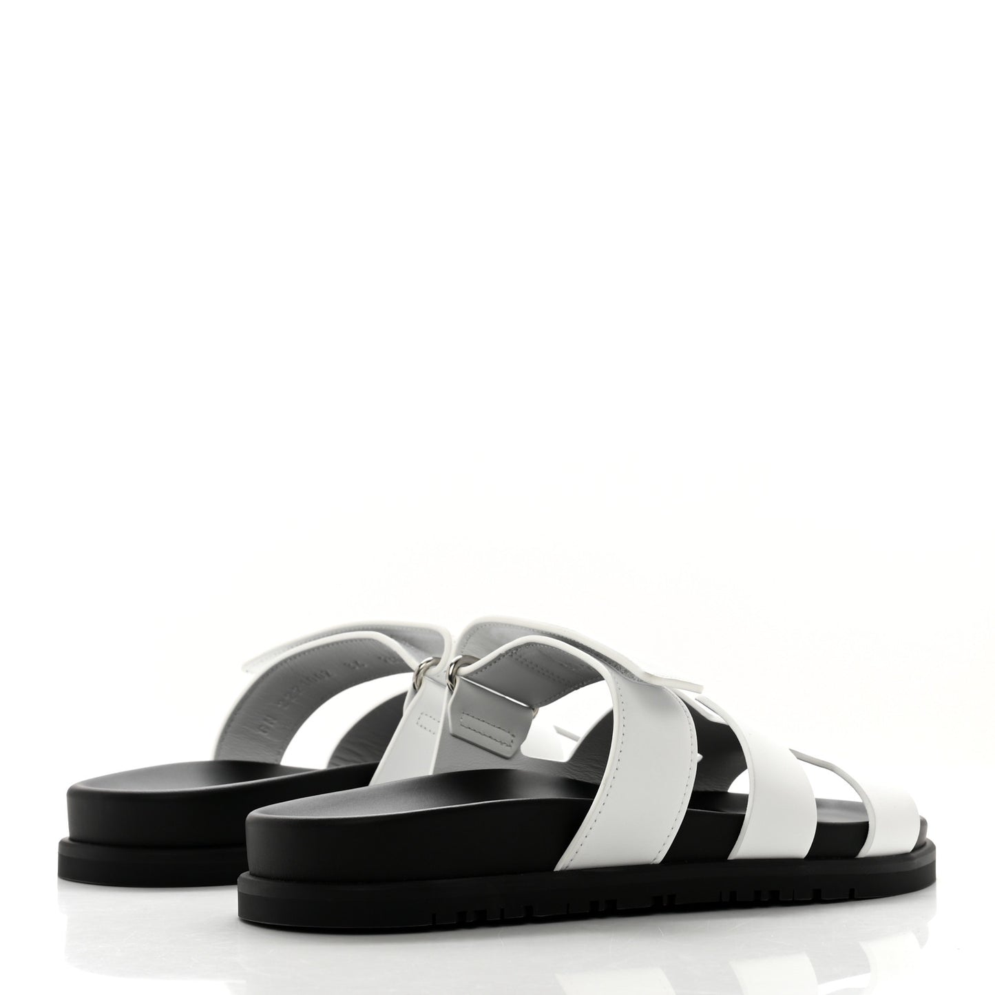 Calfskin Womens Chypre Sandals 36 White