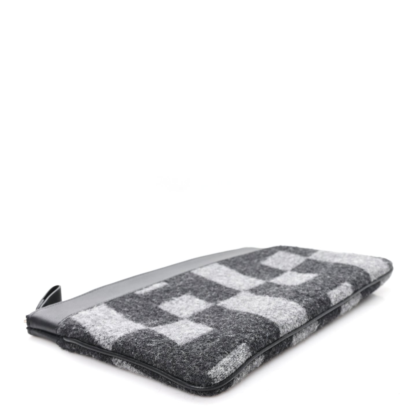 Cashmere Sac Bazar Pouch PM Black Grey