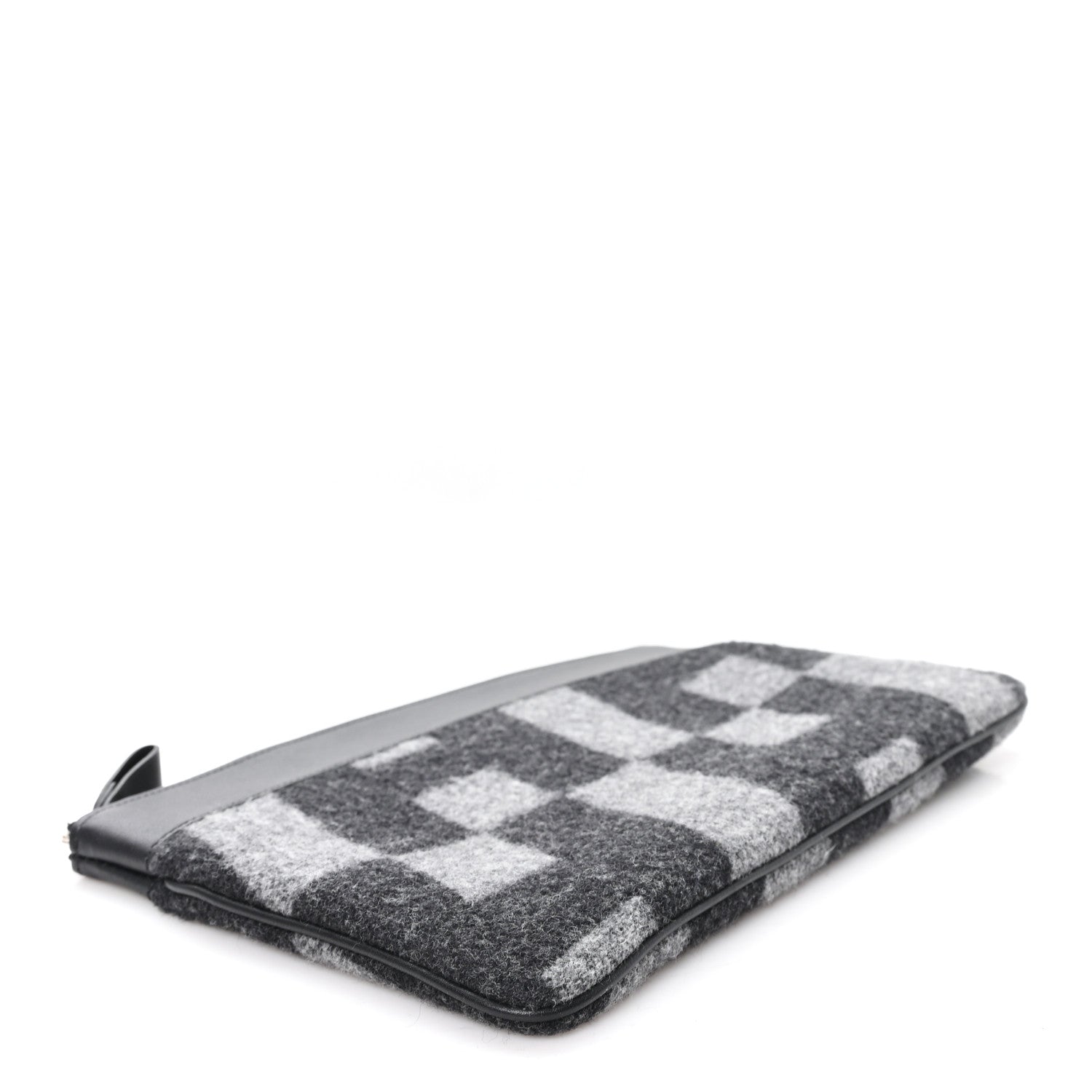 Hermes Cashmere Sac Bazar Pouch PM Black Grey 4 of 6