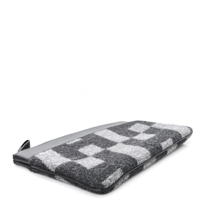 Hermes Cashmere Sac Bazar Pouch PM Black Grey 4 of 6