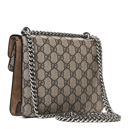 Gucci GG Supreme Monogram Mini Dionysus Shoulder Bag Taupe 3 of 8