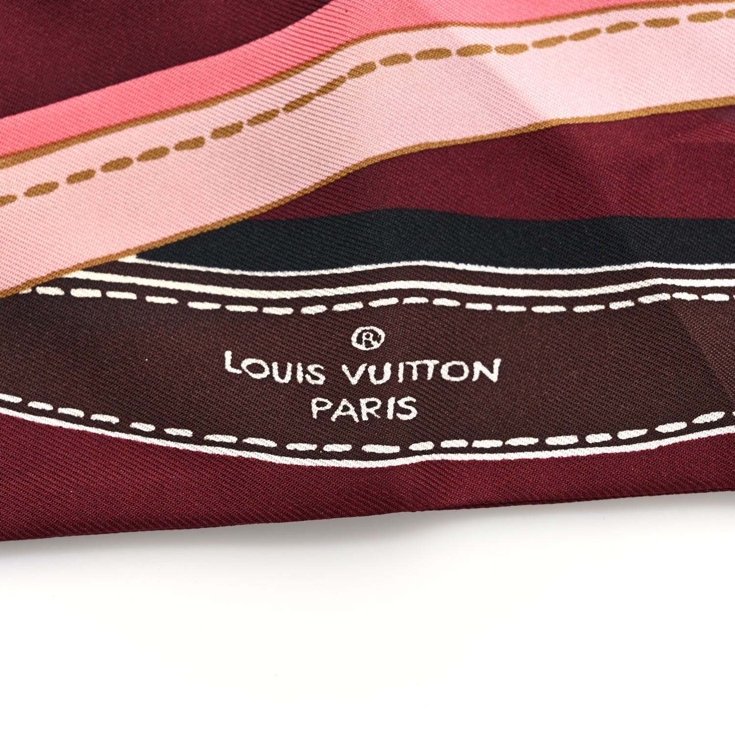 Louis Vuitton Silk Handle Me Bandeau Bordeaux 3 of 3