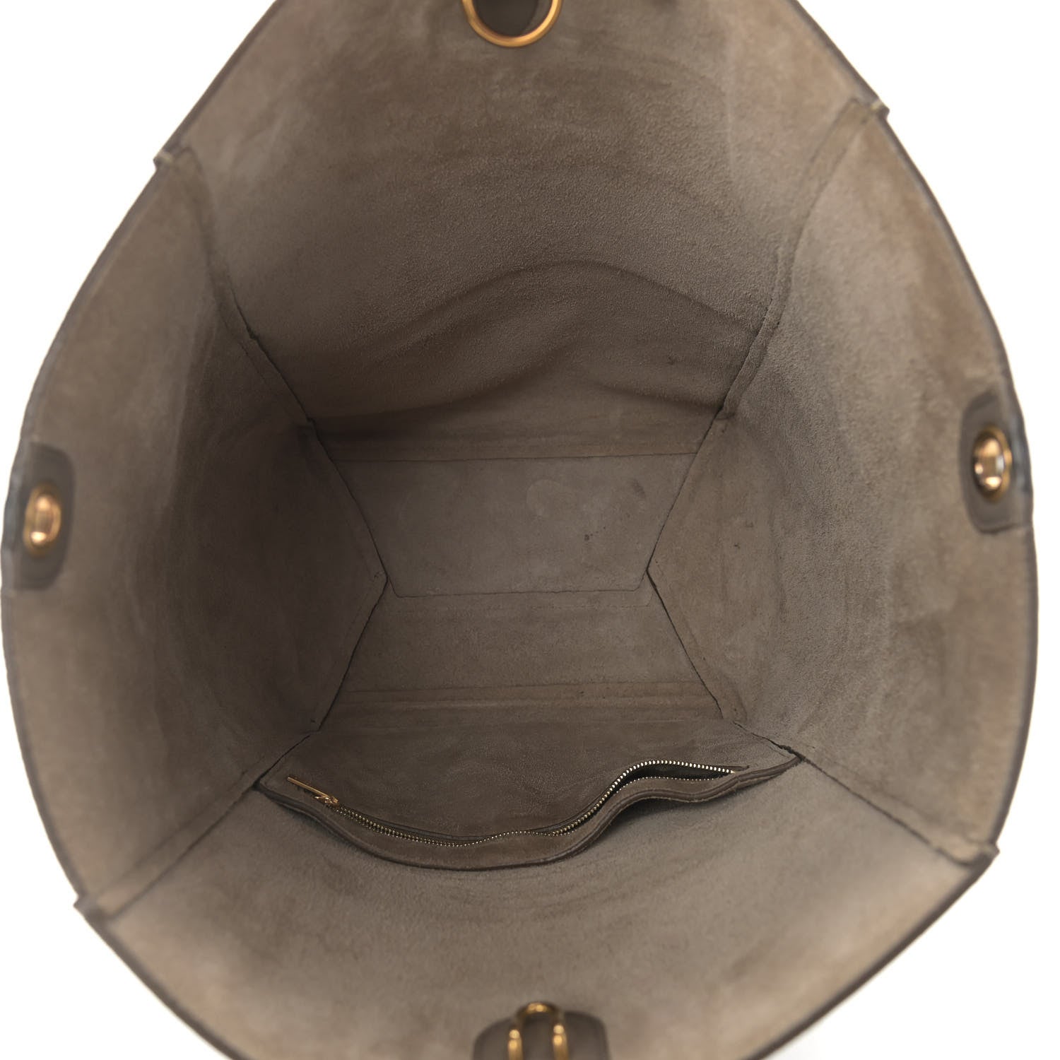 Celine Soft Grained Calfskin Sangle Bucket Bag Taupe 7 of 12