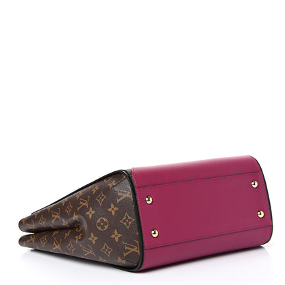 Louis Vuitton Calfskin Monogram Kimono Tote Grape 3 of 10